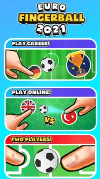 Euro 2021 Fingerball Online Soccer 4v4 Screen Shot 0