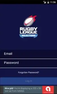 Rugby League Selections Screen Shot 0