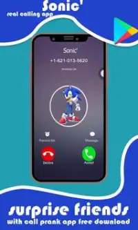 Call from Sonic Exe prank simulator Screen Shot 5