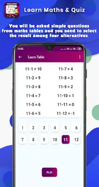 Math Game :  learn and workout Screen Shot 3