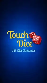 Touch Dice Free 3D Rolling Sim Screen Shot 0