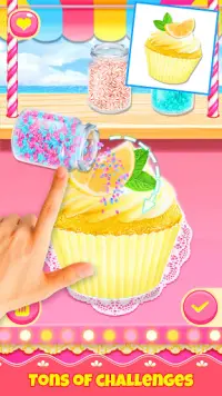 Cupcake Games Food Cooking Screen Shot 2
