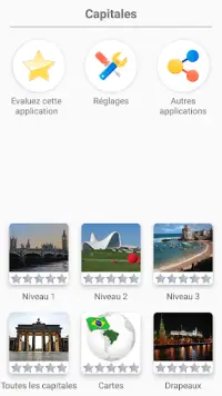 Capitales de tous les pays du monde: City Quiz Screen Shot 0