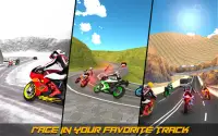 Balapan Sepeda Gunung Salju - Balapan Motocross Screen Shot 5