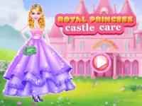 Royal Princess Castle - Księżniczka Makijaż Gry Screen Shot 0