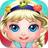 Baby Frozen Fun Day-Take care of baby & girl games