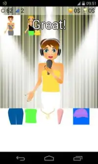 singer dress up games Screen Shot 0
