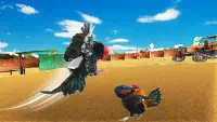 Wild Rooster Fighting Angry Chickens Fighter Games Screen Shot 0
