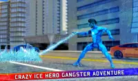 Grand Rope Hero Crime City - Flying Ice Hero Game Screen Shot 8