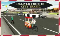 Fries Hawker Cycle Rider Sim Screen Shot 2