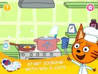 ثلاث قطط: مغامرة طبخ! ألعاب مصغرة للأطفال Screen Shot 8