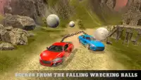 Chained Cars VS Rolling Ball - Offroad Racing Game Screen Shot 0