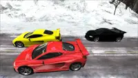Sukan Kereta Perlumbaan Winter Screen Shot 8