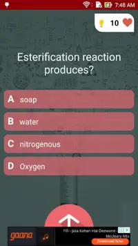 Chemical Engineering Test Quiz Screen Shot 1