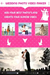 Wedding Photo Video Maker Screen Shot 2