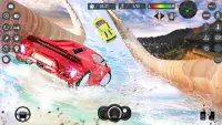 Water Slide Car Race games Screen Shot 0