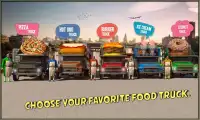 खाद्य ट्रक सिम्युलेटर पिज्जा डिलिवरी पिक पार्किंग Screen Shot 0