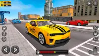 Crazy Taxi Car Driving Game 3D Screen Shot 2