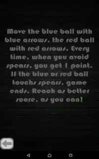 Azul e esfera vermelha Screen Shot 4