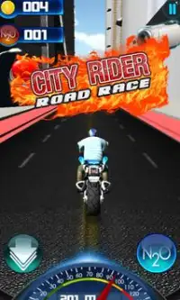 CITY RIDER - Road Race Screen Shot 0