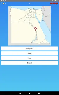 Eyaletleri bul: Mısır - Harita oyunu Screen Shot 8