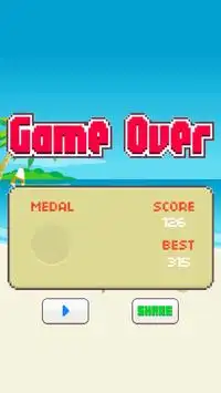 Flappy Big Crush Screen Shot 1