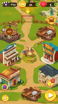 Settlers Trail Match 3: Build a town Screen Shot 2