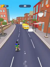 School Run 3D - jogo de corrida sem fim Screen Shot 10