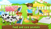 boerderijdieren verzorgen - verkleedspellen Screen Shot 1