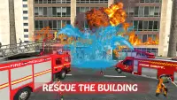 Emergency Fire Fighter Simulator: Fire Engine Game Screen Shot 0