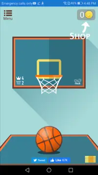 Basketball Shoot Screen Shot 0