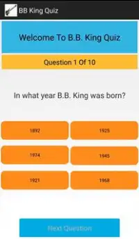 B.B. King Quiz Screen Shot 0