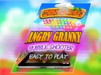 Angry Granny Bubble Shooter Screen Shot 1