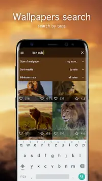 Lion Wallpapers 4K Screen Shot 1