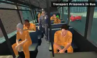 Police Bus Transporter 3D Prisoner Jail Transport Screen Shot 2