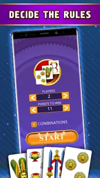 Tressette Offline - Single Player Card Game Screen Shot 2