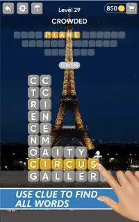 Word Stones -Word Tower Search Puzzle Connect Game Screen Shot 8