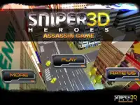 Sniper Assassin 3D Bohaterów Screen Shot 5