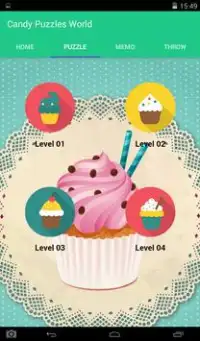 Candy Puzzles World! For Free Screen Shot 13