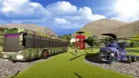 Armée Commandos Coach Transport Bus Simulator 2019 Screen Shot 1