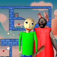 Red Granny and Green Baldi