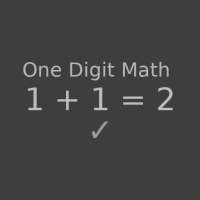 One Digit Math (Addition and Subtraction)