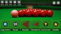 snooker juego - Offline Online billar gratis Screen Shot 0