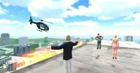 Police Helicopter City Flying Screen Shot 1