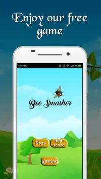Bee Smasher Game Screen Shot 0