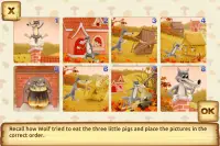 Three Little Pigs - Fairy Tale with Games Screen Shot 4