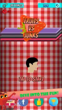 Fruits Vs Junks - for Kids 🍉 Fun & Free Game Screen Shot 0