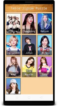 Twice Jigsaw Puzzles - Offline, Kpop Puzzle Game Screen Shot 0