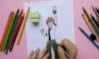 How To Draw Ben 10 Screen Shot 1