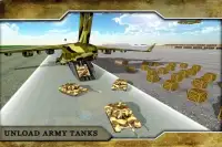 सेना के हवाई जहाज टैंक ट्रांस Screen Shot 2